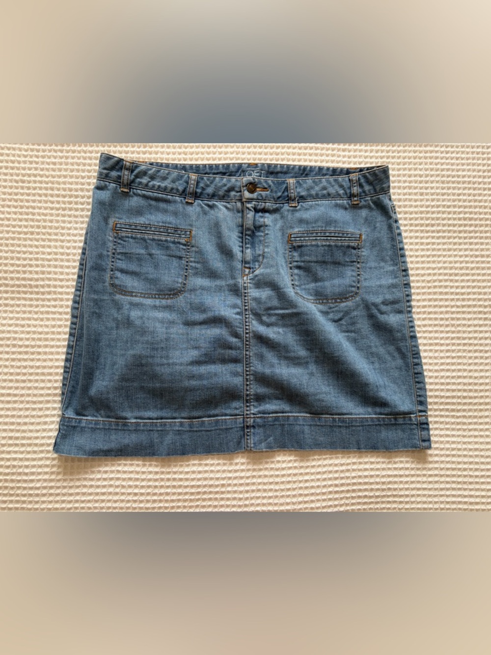 LOFT Denim Skirt in Classic Blue